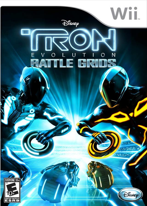 Tron: Evolution Battle Grids box art for Wii